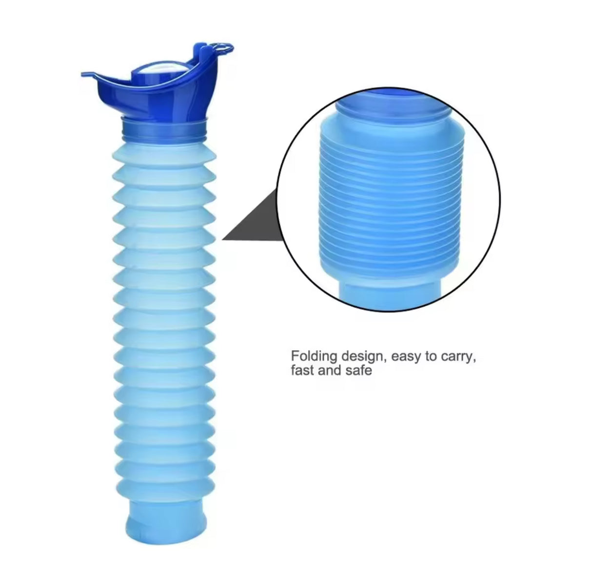 750ml Outdoor Portable Car Urinal Telescopic Squat-free Female Boys And Children Travel Camping Hiking Emergency Urinal Foldable