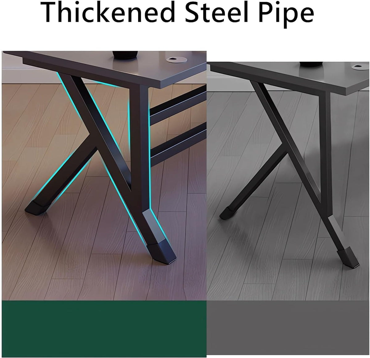 Black Gaming & Home-Office Desk – 80 or 100 cm