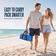 3-Person Portable Beach Tent with UPF 50+ Sun Protection