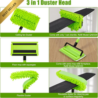Ceiling Fan Cleaner Duster with Extension Pole