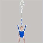 Adjustable Youngsters Walking Harness with Comfort Seat - Durable Nylon, Blue - The Perfect Choice for Family and Outdoor Play Youngsters'S Door Clip Bouncer Chair, Length Adjustable