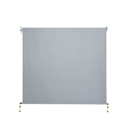 3 × 2.5 m Manual Outdoor Roller Blind – Grey