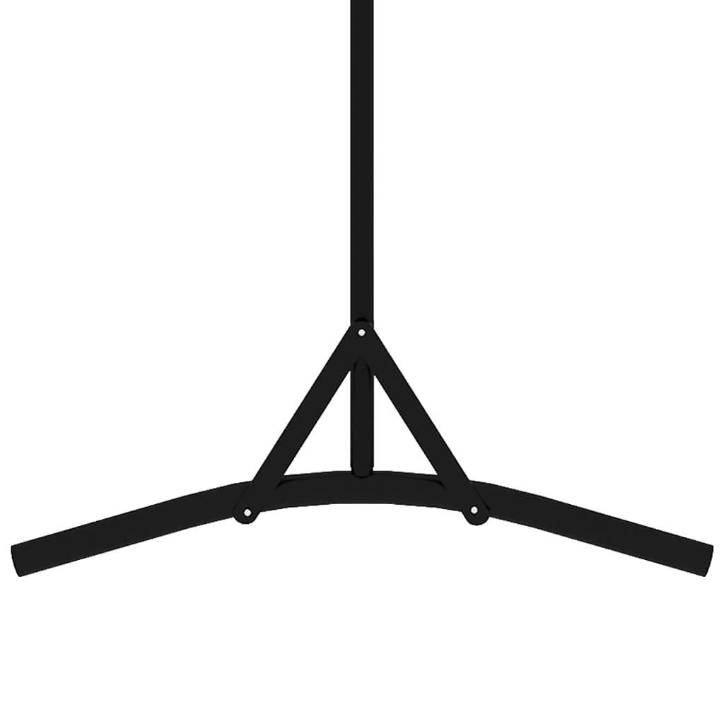 Black Single-Panel Fabric Room Divider – 175 × 180cm