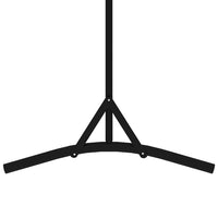 Black Single-Panel Fabric Room Divider – 175 × 180cm