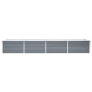 Galvanised-Steel Raised Garden Bed – 13 Size Options