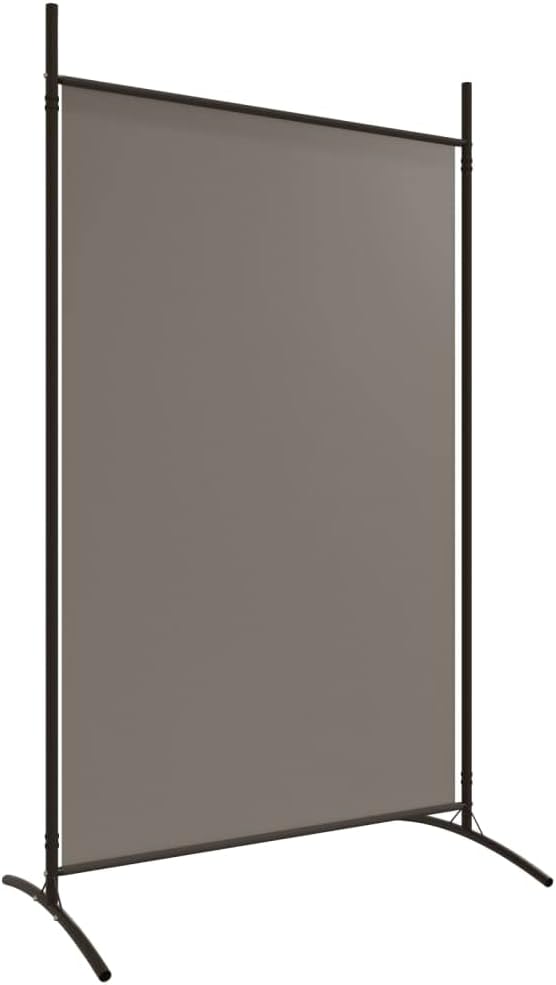 5-Panel Fabric Room Divider with Iron Frame – 4 Colours