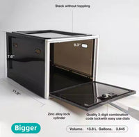 Lockable Refrigerator Storage Box – 3 Options