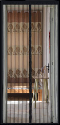 90 × 210 cm Magnetic Fly-Screen Door with 36 Magnets