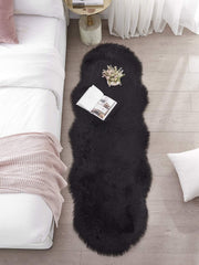 60 × 180 cm Pink Faux-Sheepskin Fur Runner
