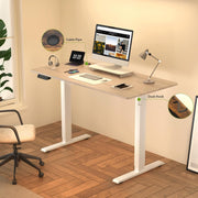 Ergonomic Standing Desk,Height Adjustable Electric Sit Stand Desks with Smart Memory Lifting Sturdy Tabletop Motor Computer Workstation for Home, Office 55 * 24 Inch