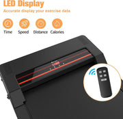 3 in 1 Walking Pad Treadmill, Under Desk Electric Treadmill for Home, Compact Portable Walking Jogging Running Machine with Shock Absorption | Non-Slip | LED Display | Low Noise
