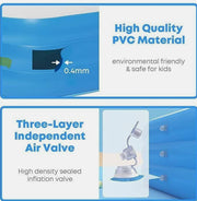 260 cm Inflatable Backyard Paddling Pool