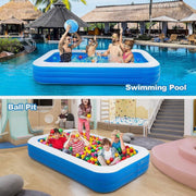 Children Kids Adult Inflatable Swimming Pool 3-Layer Family Above Ground Pool AU