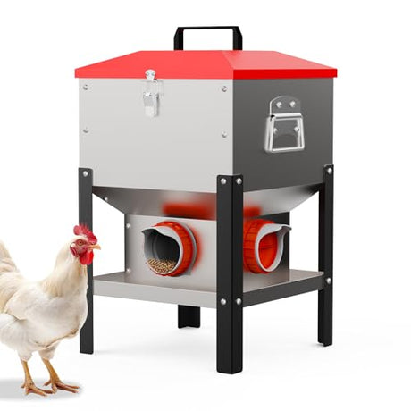 Metal chicken feeder product dimensions