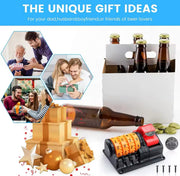 Wall-Mounted Bottle Opener with Cap Counter