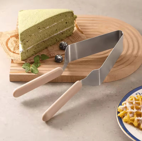 Stainless Steel Cake Cutter Triangular Dessert Holder Cake Slicer and Lifter Kitchen Baking Supplies Baking Tools Food Gripper