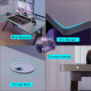 Black Gaming & Home-Office Desk – 80 or 100 cm