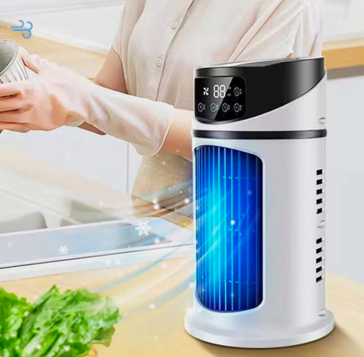 Portable Mini Air Conditioner Cooler Fan Water Cooling Conditioning Air AUS