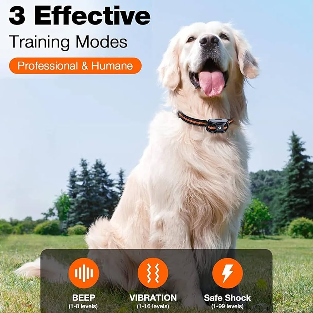 AvviKro Remote Dog Training Collar – 3300ft, 1 or 2 Dogs