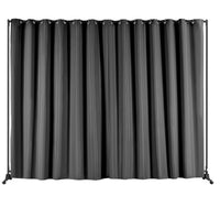 301 × 240 cm Rolling Curtain Room Divider – 2 In-Stock Colours
