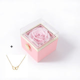 Eternal Rose Box With Necklace