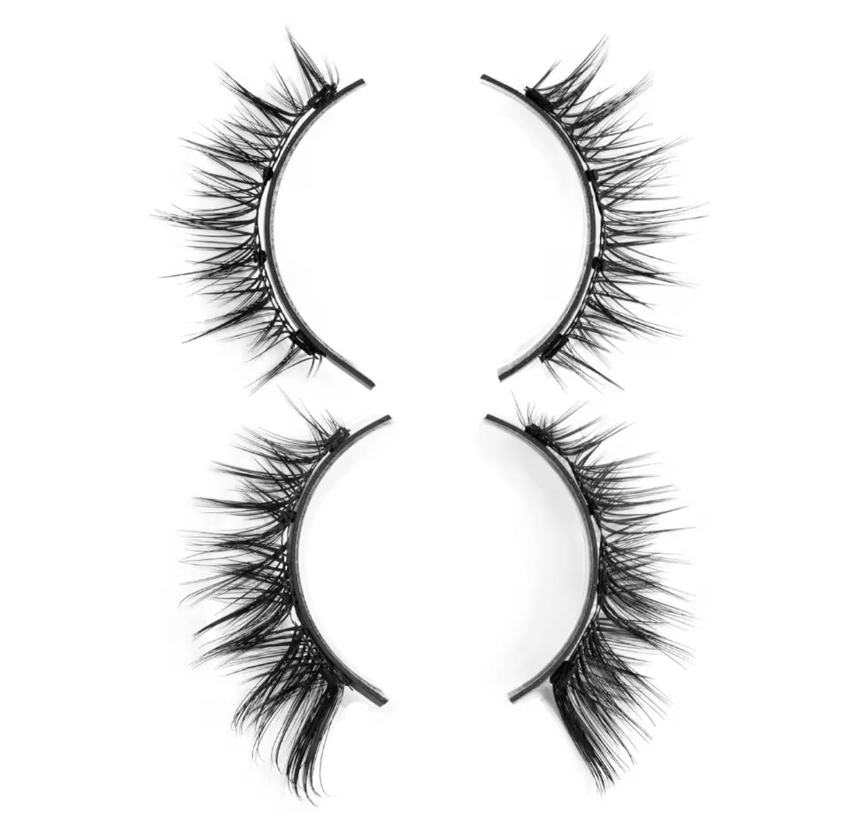 2-Pair Magnetic False Eyelash Set with Applicator