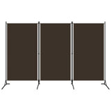 vidaXL Modern Room Divider with Foldable Design, 5-Panel Fabric Divider in White, Privacy Screen for Living Room and Bedroom, 433x180 cm