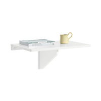 60 × 40 cm White Wall-Mounted Folding Table