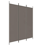 'vidaXL 6-Panel Room Divider in Black - Versatile and Foldable Partition, Made with Durable Fabric and Iron, Ideal for Bedroom and Living Room