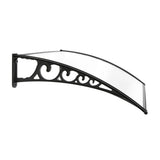 Window Door Awning 1mx3m Transparent