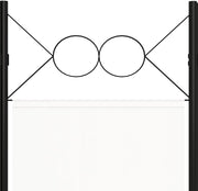 Cream 6-Panel Fabric Room Divider – 240 × 180cm