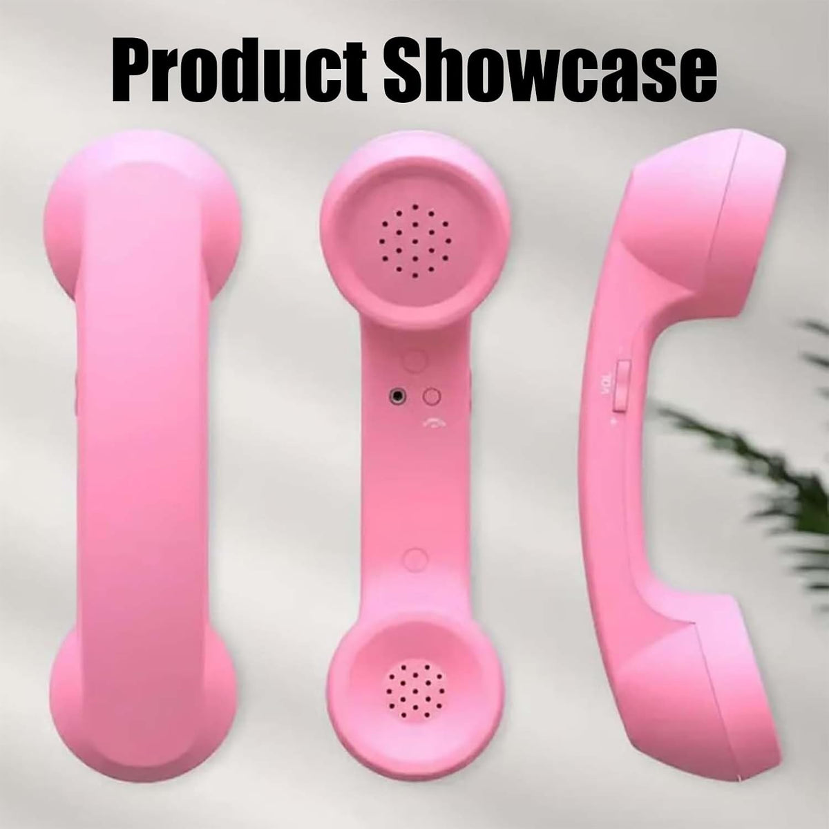 Retro USB-C Wired Phone Handset with Microphone & Volume Control
