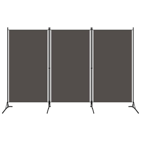 vidaXL Modern Room Divider with Foldable Design, 5-Panel Fabric Divider in White, Privacy Screen for Living Room and Bedroom, 433x180 cm