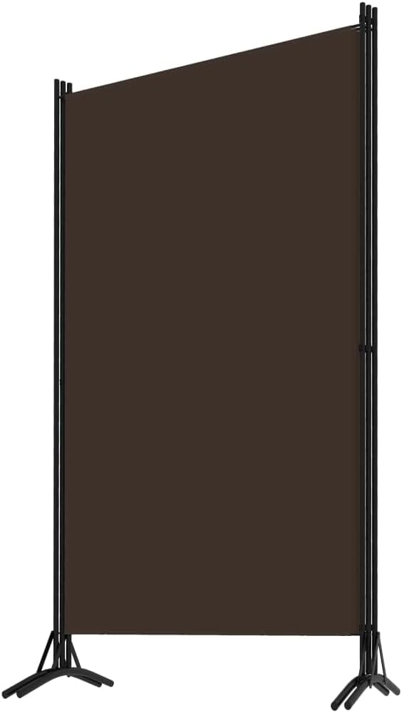 3-Panel Fabric Room Divider with Iron Frame – 4 Colours