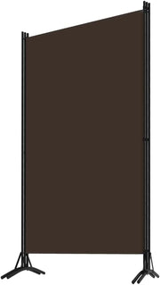 3-Panel Fabric Room Divider with Iron Frame – 4 Colours