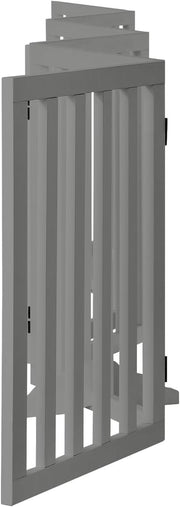Freestanding Foldable MDF Pet Gate – 3 Sizes, White or Grey