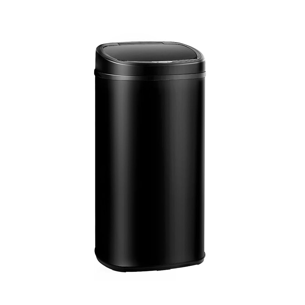 68 L Silver Sensor Rubbish Bin with Manual Mode
