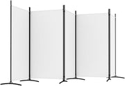 5-Panel Fabric Room Divider with Iron Frame – 4 Colours