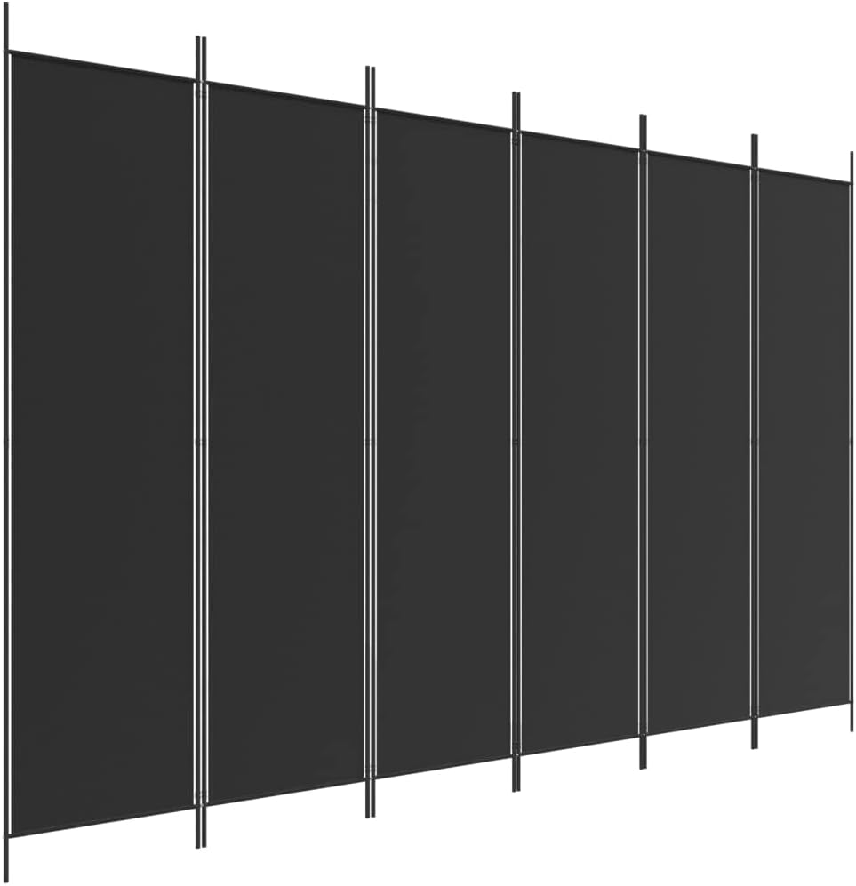 Foldable Fabric Room Divider – 3 to 6 Panels, 14 Options