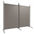vidaXL Modern Room Divider with Foldable Design, 5-Panel Fabric Divider in White, Privacy Screen for Living Room and Bedroom, 433x180 cm