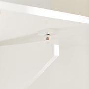 60 × 40 cm White Wall-Mounted Folding Table