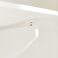60 × 40 cm White Wall-Mounted Folding Table