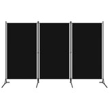 vidaXL Modern Room Divider with Foldable Design, 5-Panel Fabric Divider in White, Privacy Screen for Living Room and Bedroom, 433x180 cm