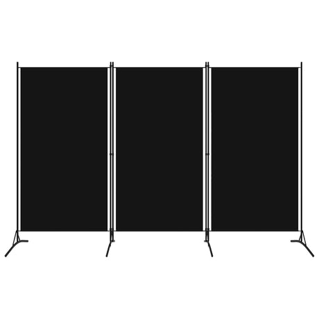 vidaXL Modern Room Divider with Foldable Design, 5-Panel Fabric Divider in White, Privacy Screen for Living Room and Bedroom, 433x180 cm