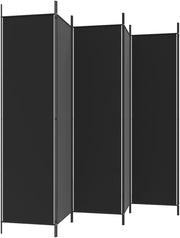 Foldable Fabric Room Divider – 3 to 6 Panels, 14 Options