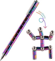 Decompression Magnetic Metal Pen, Eliminate Pressure Fidget Gadgets, Multifunction Writing Magnet Ballpoint Pen, Kids or Friends