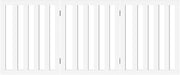 Freestanding Foldable MDF Pet Gate – 3 Sizes, White or Grey