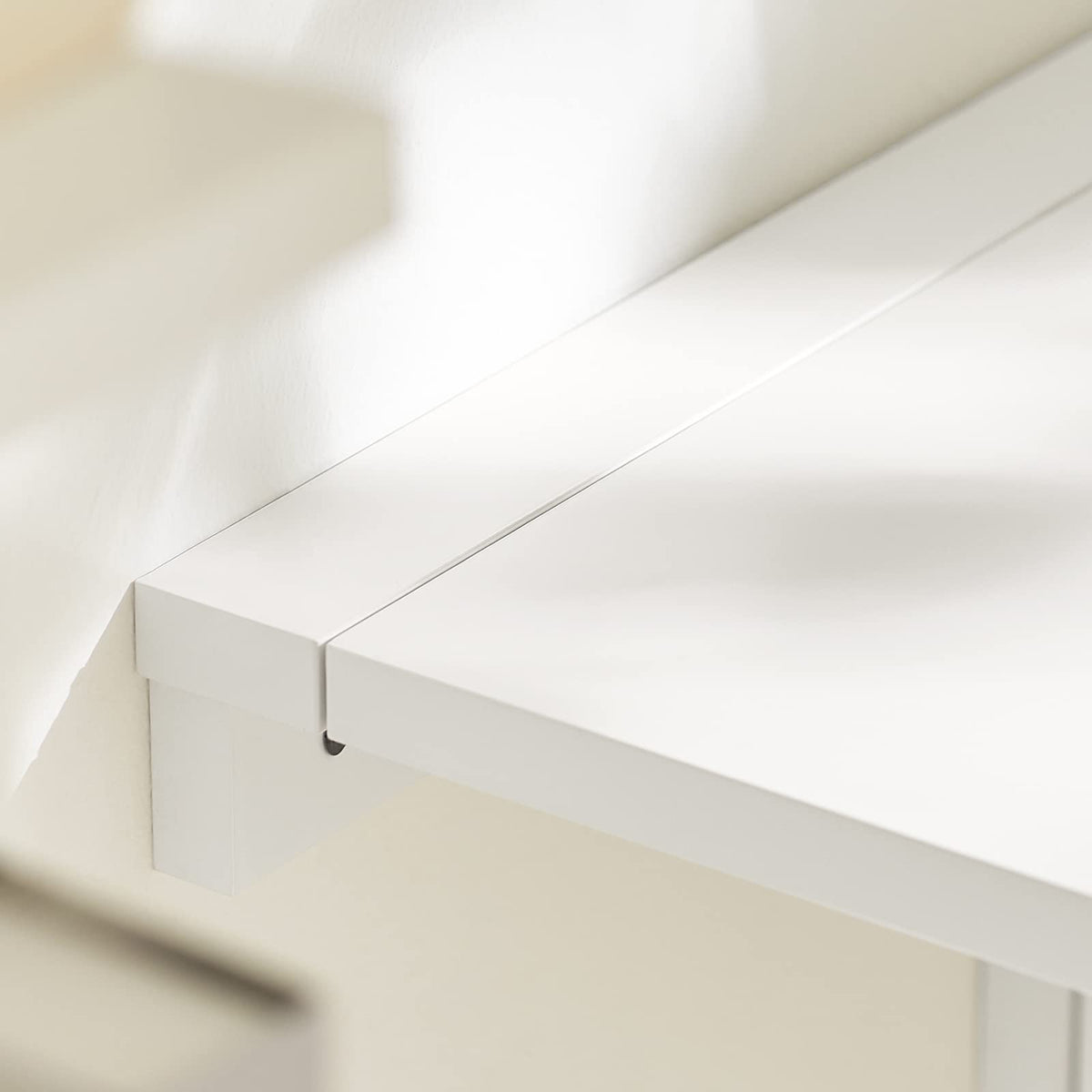 60 × 40 cm White Wall-Mounted Folding Table