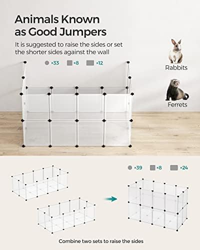 Small animal cage in use