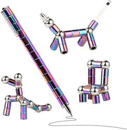 Decompression Magnetic Metal Pen, Eliminate Pressure Fidget Gadgets, Multifunction Writing Magnet Ballpoint Pen, Kids or Friends